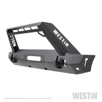 Thumbnail for Westin 18-19 Jeep Wrangler JL Stubby Front Bumper - Textured Black