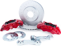 Thumbnail for Alcon 09-20 F-150/Raptor Gen1-2 347x36mm Rotors 6-Piston Red Front Brake Kit Requires alcAC011507NAN
