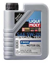 Thumbnail for LIQUI MOLY 1L Special Tec F ECO Motor Oil SAE 5W20 - Single