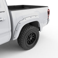 Thumbnail for EGR 16+ Toyota Tacoma w/Mudflap Bolt-On Look Color Match Fender Flares - Set - Super White