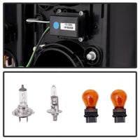 Thumbnail for Spyder Chevy Silverado 2014-16 2500 HD Projector Headlights Light Bar DRL Blk PRO-YD-CSHD14-LBDRL-BK