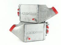 Thumbnail for CSF 12-16 BMW M5 (F10) / 12-18 BMW M6 (F06/F12/F13) Twin Charge-Air-Cooler Set - Raw Finish