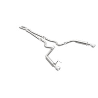 Thumbnail for MagnaFlow Cat Back, SS, 2.5in, Competition, Dual Split Polished 4.5in Tips 2015 Ford Mustang V6 3.7L