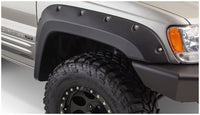 Thumbnail for Bushwacker 99-04 Jeep Grand Cherokee Cutout Style Flares 4pc - Black