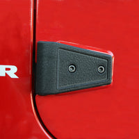 Thumbnail for Rugged Ridge 07-18 Jeep Wrangler Unlimited JK Black Door Hinge Cover Kit