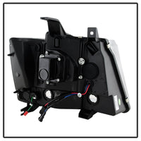 Thumbnail for Spyder 07-14 Chevy Suburban/1500/2500/Tahoe V2 Projector Headlights Blk PRO-YD-CSUB07V2-DRL-BK