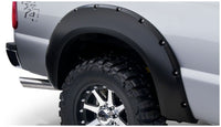 Thumbnail for Bushwacker 11-16 Ford F-250 Super Duty Styleside Pocket Style Flares 4pc 98.0/81.8in Bed - Black