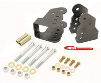 Thumbnail for BMR 78-87 G-Body Bolt-On Control Arm Relocation Brackets - Black Hammertone
