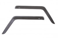 Thumbnail for AVS 07-18 Jeep Wrangler (2 Door Only) Ventvisor Low Profile Window Deflectors 2pc - Smoke