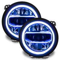 Thumbnail for Oracle Jeep Wrangler JL/JT RGB+W Headlight DRL  Kit - ColorSHIFT w/ Simple Controller SEE WARRANTY