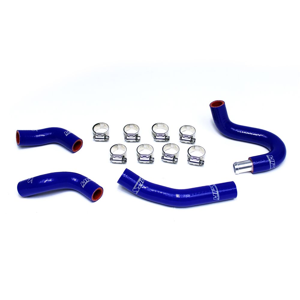 HPS Reinforced Red Silicone Heater Hose Kit Coolant for Nissan 07-08 350Z VQ35HR