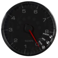 Thumbnail for Autometer Spek-Pro Gauge Tachometer 5in 8K Rpm W/Shift Light & Peak Mem Black/Chrome