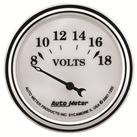 Thumbnail for AutoMeter Gauge Voltmeter 2-1/16in. 18V Elec Old Tyme White II