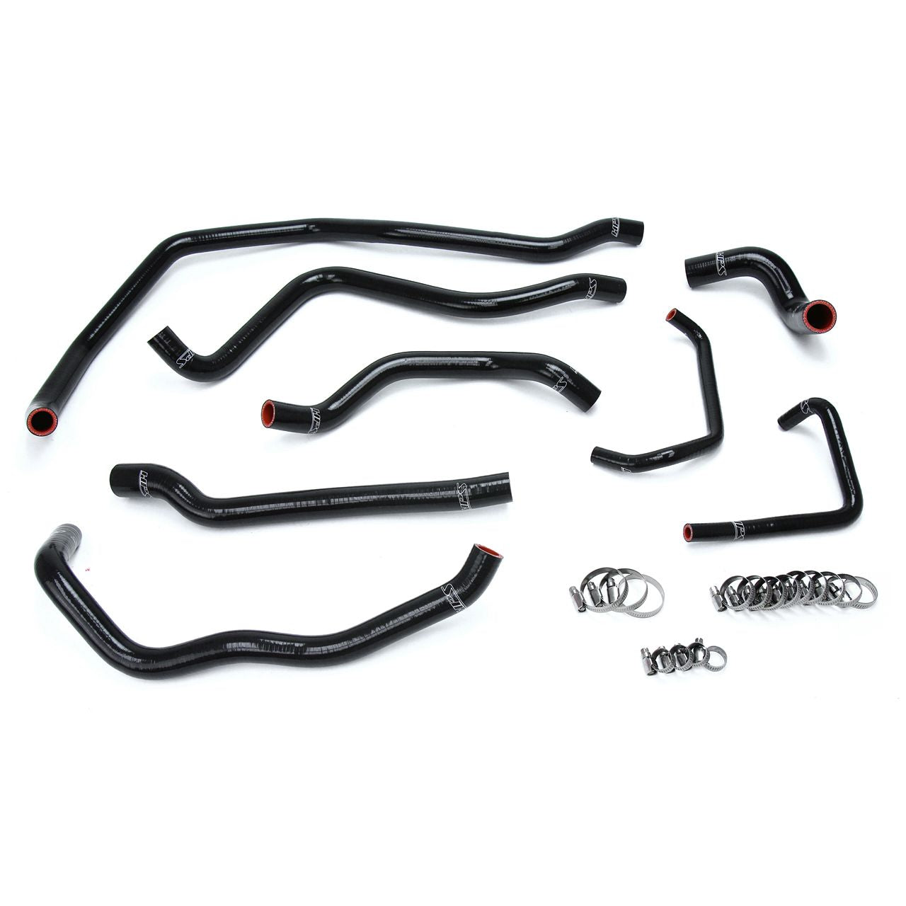 HPS Black Reinforced Silicone Radiator Hose Kit Coolant for Polaris 14-18 RZR XP 1000