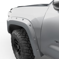 Thumbnail for EGR 16+ Toyota Tacoma w/Mudflap Bolt-On Look Color Match Fender Flares - Set - Silver Sky