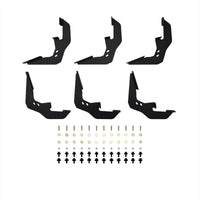 Thumbnail for Westin 2019 Chevrolet Silverado/Sierra 1500 Crew Cab R7 Nerf Step Bars - Black