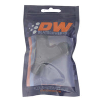 Thumbnail for DeatschWerks 8AN Male Flare to 8AN Male Flare to 8AN Male Flare Y Fitting - Anodized Matte Black