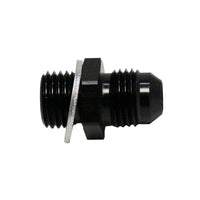 Thumbnail for DeatschWerks 6AN Male Flare to M14 X 1.5 Male Metric Adapter (Incl Washer) - Anodized Matte Black