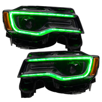 Thumbnail for Oracle 1421 Jeep Grand Cherokee Dynamic Headlight DRL Upgrade Kit  ColorSHIFT Dynamic SEE WARRANTY