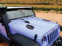 Thumbnail for Daystar 2007-2018 Jeep Wrangler JK Hood Side Vent Kit Right and Left Black Pair