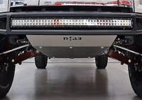 Thumbnail for N-Fab M-RDS Front Bumper 16-17 Chevy 1500 - Tex. Black w/Silver Skid Plate