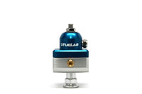 Thumbnail for Fuelab 575 Carb Adjustable Mini FPR Blocking 4-12 PSI (1) -6AN In (2) -6AN Out - Blue