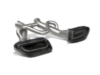 Thumbnail for Akrapovic 14-17 McLaren 650S/650S Spyder Slip-On Line (Titanium) w/ Carbon Tips