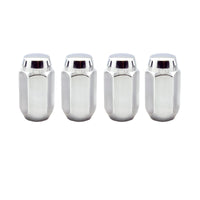 Thumbnail for McGard Hex Lug Nut (Cone Seat) M12X1.75 / 13/16 Hex / 1.815in. Length (4-Pack) - Chrome