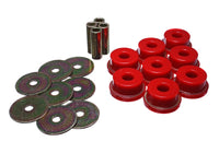 Thumbnail for Energy Suspension 05-09 Subaru Legacy Rear Subframe Bushing Set - Red