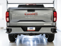 Thumbnail for AWE Tuning 4th Gen GM 1500 5.3L 0FG Catback Split Rear Exit (Flat Bumper) - Quad Chrome Tips