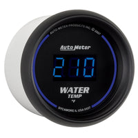 Thumbnail for Autometer Cobalt Digital 52.4mm Black 0-300 deg F Water Temperature Gauge