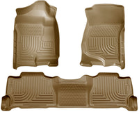 Thumbnail for Husky Liners 07-13 GM Escalade/Suburban/Yukon WeatherBeater Tan Front & 2nd Seat Floor Liners