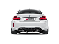 Thumbnail for Akrapovic 16-17 BMW M2 F87 (Excl M2 Competition) Evolution Line Cat Back (Titanium) w/Carbon Tips
