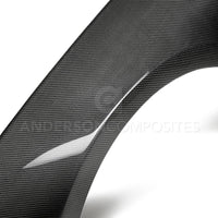 Thumbnail for Anderson Composites 2018 Ford Mustang GT350 Style Carbon Fiber Fenders (Pair)