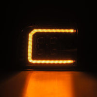 Thumbnail for AlphaRex 05-07 Ford Super Duty/Excursion NOVA-Series LED Projector Headlights Alpha-Blk w/Activ Ligh