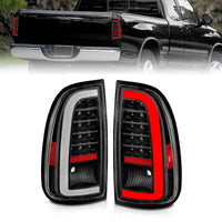 Thumbnail for ANZO 00-06 Toyota Tundra LED Taillights w/ Light Bar Black Housing Clear Lens