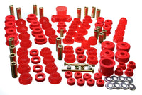 Thumbnail for Energy Suspension 88-91 Honda Civic/CRX Red Hyper-Flex Master Bushing Set