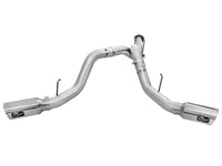 Thumbnail for aFe Atlas Exhaust 4in DPF-Back Exhaust Aluminized Steel Polished Tip 11-14 ford Diesel Truck V8-6.7L