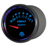 Thumbnail for Autometer Cobalt 52mm 0-7 BAR Short Sweep Electric Oil Pressure Gauge