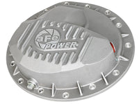 Thumbnail for aFe Power Rear Differential Cover Raw w/Machined Fins Street Ser. 16-17 Nissan Titan XD (AAM 9.5-14)