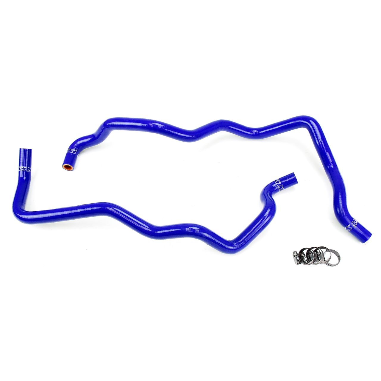HPS Blue Reinforced Silicone Heater Hose Kit for Jeep 07-11 Wrangler JK 3.8L V6 Left Hand Drive