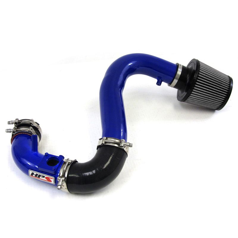 HPS Cold Air Intake Kit 07-13 Mazda Mazdaspeed 3 2.3L Turbo, Converts to Shortram, Blue