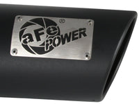 Thumbnail for aFe Power Diesel Exhaust Tip Black- 4 in In x 5 out X 12 in Long Bolt On (Right)