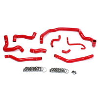 Thumbnail for HPS Red Reinforced Silicone Radiator and Heater Hose Kit Coolant for Mini 07-11 Cooper S R56 1.6L Turbo Manual Trans