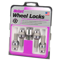 Thumbnail for McGard Wheel Lock Bolt Set - 4pk. (Radius Seat) M14X1.5 / 17mm Hex / 28.2mm Shank Length - Chrome