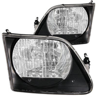 Thumbnail for ANZO 1997.5-2003 Ford F-150 Crystal Headlights Black G2