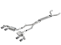 Thumbnail for Borla 17-18 Chevrolet Camaro ZL1 6.2L V8 Atak Catback Exhaust w/ Dual Mode Valves CF Black Anod