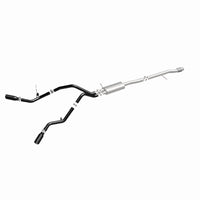 Thumbnail for MagnaFlow SYS Cat-Back 3.5in Black Dual Split Rear Tips 14-15 Chevy Silverado/GMC Sierra 4.3L-5.3L