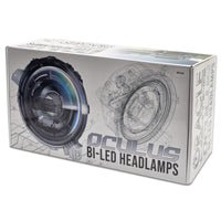 Thumbnail for Oracle Oculus BiLED Projector Headlights for Jeep JL/Gladiator JT  Satin Silver 5500K SEE WARRANTY