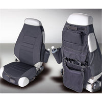 Thumbnail for Rugged Ridge Fabric Seat Protectors Black 76-06 Jeep CJ / Jeep Wrangler